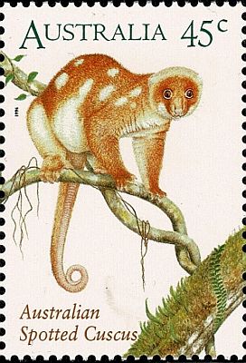 1996 г. - Редкие животные Австралии и Индонезии. Совместный выпуск Австралия-Индонезия