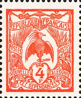 1960 г. -  100 лет марок Новой Каледонии.