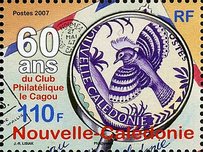 2007 г. - 60 лет филателистического общества Новой Каледонии 