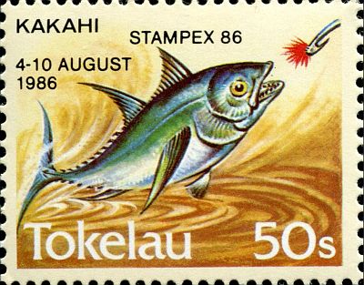 1982 - Рыбы. Фил.выставка STAMPEX-86 