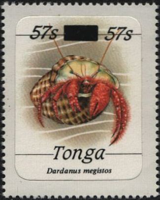1986 - Морская фауна. Надпечатка